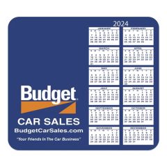Hard Surface Calendar Mouse Pads W/ Vertical Right Calendar