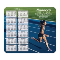 Hard Surface Calendar Mouse Pads With Vertical Left Calendar
