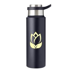 Harriton 22 Oz Vacuum Insulated Water Bottle With Push-Lo