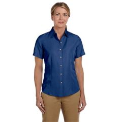 Harriton Ladies' Barbados Textured Camp Shirt