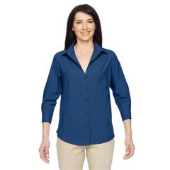 Harriton Ladies' Paradise Three-Quarter Sleeve Performanc...