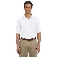 Harriton Men's Easy Blend Polo With Pocket