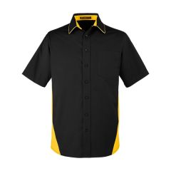 Harriton Men's Flash Il Colorblock Short Sleeve Shirt