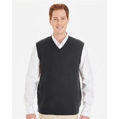 Harriton Men's Pilbloc V-Neck Sweater Vest
