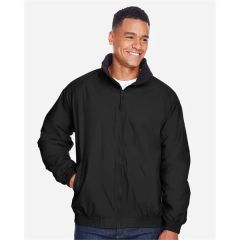 Harriton Unisex Fleece Lined Nylon Jacket