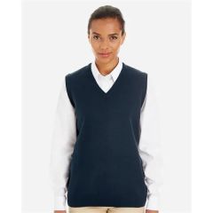Harriton Women's Pilbloc V-Neck Sweater Vest
