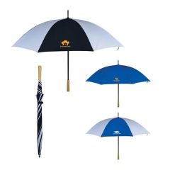 Hartselle 60 Inch Golf Umbrella With Wood Handle