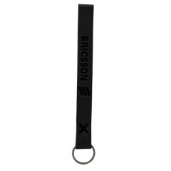 Hayward Leather Wrist Keychain With Metal Split Ring
