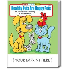 Healthy-Pets Are Happy Pets Coloring And Activity Book