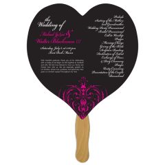 Heart Hand Fan