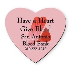 Heart Shape Vinyl Magnet