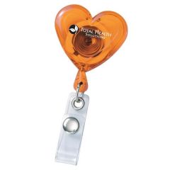 Heart Shaped Badge Reel Closeout
