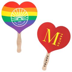 Heart Shaped Hand Fan Non-Light Up