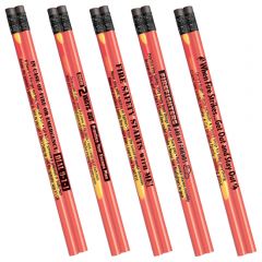 Heat Sensitive Pencil Assortment Pack With Fire Safety Tips - Pack Of 100