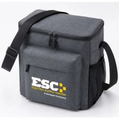Heather 12-Can Soft Insulated Cooler Bag W/ Shoulder Strap
