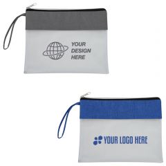 Heathered Frost Wristlet Pouch