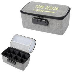 Heathered Stash Bag With Lock