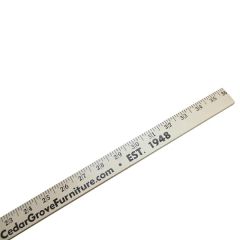 Heavy-Duty Yardsticks - Clear Lacquer Finish