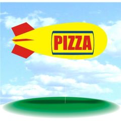 Helium Blimp Display - Food/Alcohol