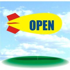 Helium Blimp Display - Open