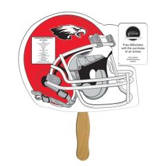 Helmet Coupon Hand Fan