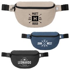 Helsinki RPET Anti-Theft Hook-Zip Waist Bag - 2L
