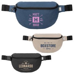 Helsinki RPET Anti-Theft Hook-Zip Waist Bag-2l-Heat Transfer