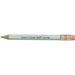 Hexagon Golf Pencil W/Eraser
