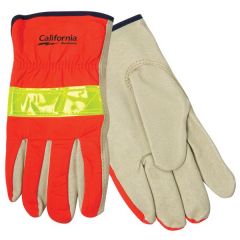 Hi-Viz Leather Driver's Glove