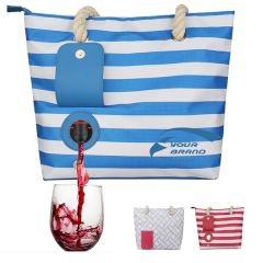 Hidden Dispenser Insulated Cooler Wine Portable Tote Bag