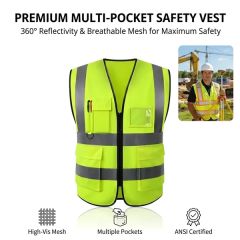 High Visibility Reflective Safety Vest