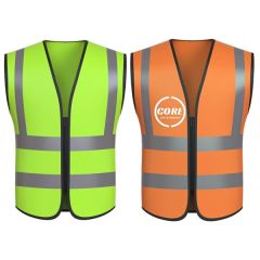 High Visibility Safety Vest With Reflective Strips