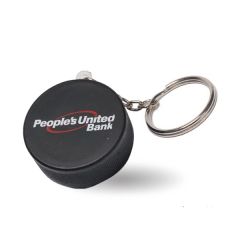 Hockey Puck Key Chain and Stress Reliever