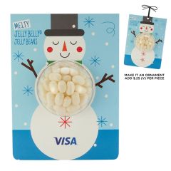 Holiday Billboard Candy Card - Coconut Jelly Belly Jelly Be