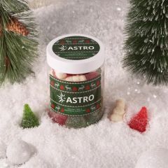 Holiday Tree and Snowman Gummy Mix: Large Jar