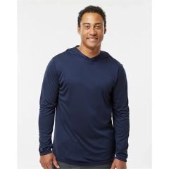 Holloway Men's Momentum Hooded Long Sleeve T-Shirt