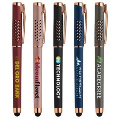 Hollywood Rose Gold Gel Pen W/Stylus - Colorjet