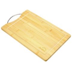 Home Basics Bamboo Board 10 Inch X15 Inch  W/ Handle