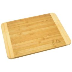 Home Basics Two Tone Bamboo Cutting Board 12 Inch X16