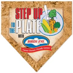 Home Plate Floor Mat - 28 Inch X 28 Inch