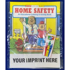Home Safety Coloring And Activity Book Fun Pack