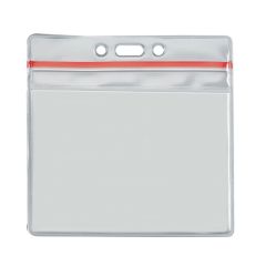 Horizontal Blank Vinyl Pouch With Zipper