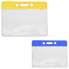 Horizontal Top Load Color Bar Badge Holder