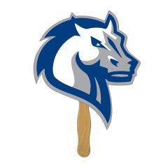 Horse Head Hand Fan Full Color 1 Side