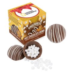 Hot Chocolate Bomb Gingerbread Flavor In Full Color Box