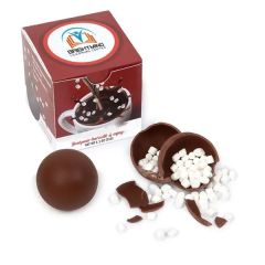 Hot Chocolate Bomb In Full Color Gift Box - Stock Design Or