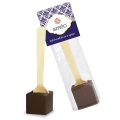 Hot Chocolate On A Spoon In Header Bag - Dark Chocolate