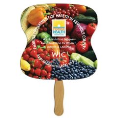 Hourglass Hand Fan