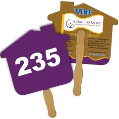 House Auction Hand Fan Full Color