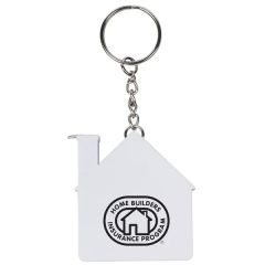 House Tape Measure Key Chain 3 Ft